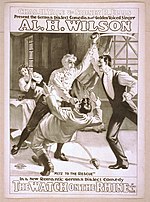 Thumbnail for File:Chas. H. Yale &amp; Sidney R. Ellis present the German dialect comedian and golden voiced singer, Al. H. Wilson in a new romantic German dialect comedy, The watch on the Rhine by Sidney R. LCCN2014636714.jpg