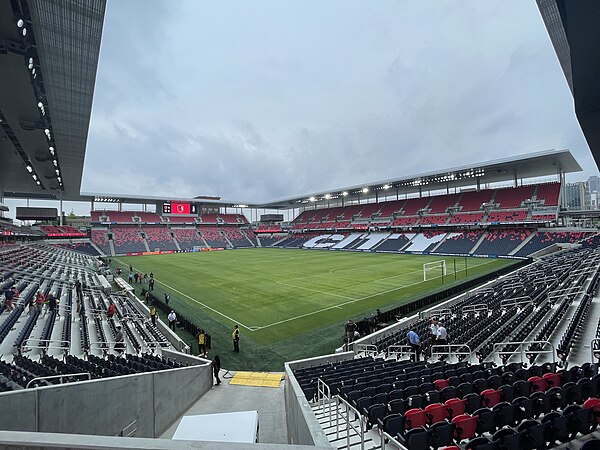 Citypark, home of St. Louis City SC, is a soccer specific stadium, located in St. Louis.