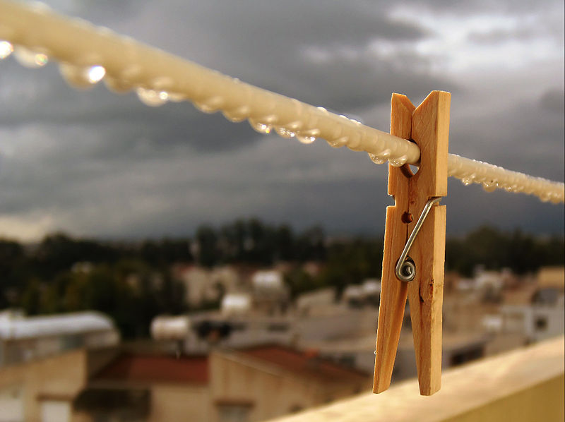 File:Clothespin after the rain.jpg