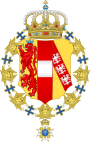 Coat of Arms of Franz Ferdinand of Austria (Order of the Seraphim).svg