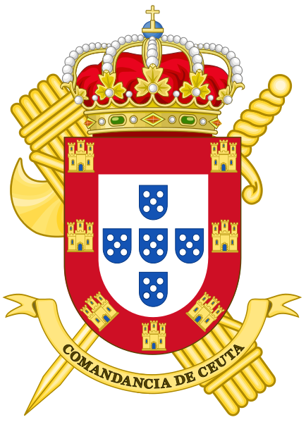 File:Coat of Arms of the the Guardia Civil Ceuta Command.svg