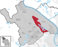 Plassering av Fühlingen i Köln-Chorweiler-distriktet