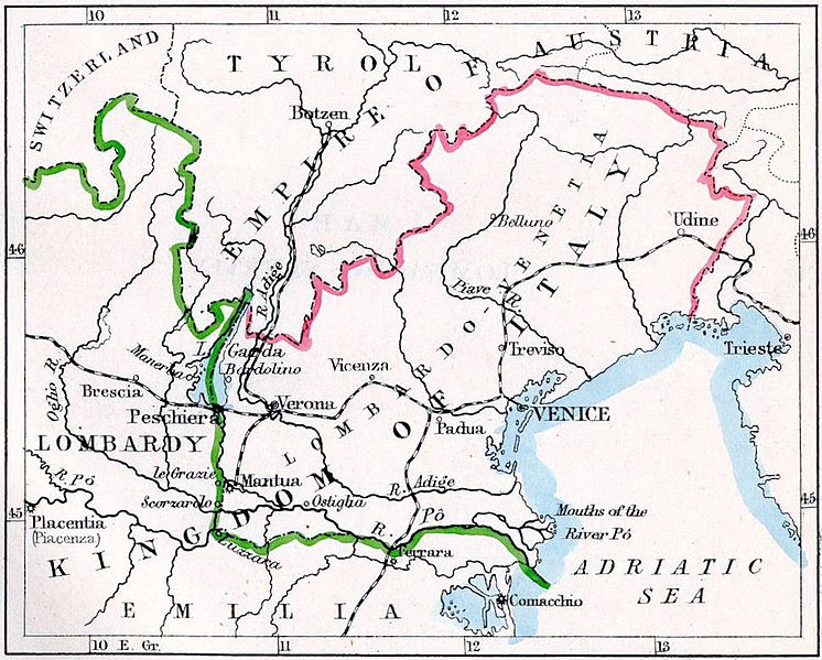 Fitxer:Confini Regno d'Italia Veneto 1859 1866.jpg