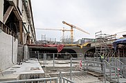 Construction of Stuttgart 21 station in 2023