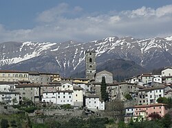 Skyline of Coreglia Antelminelli