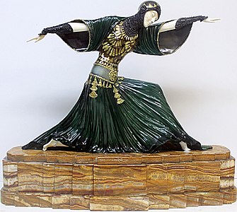 Demétre Chiparus, Dancer, bronze, ivory (c. 1925)