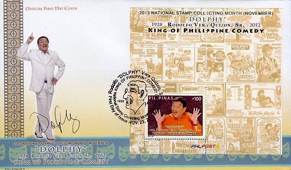 Dolphy's 2013 commemorative first day cover and stamp