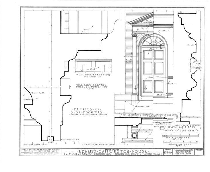 File:Edward Carrington House, 66 Williams Street, Providence, Providence County, RI HABS RI,4-PROV,25- (sheet 17 of 55).tif