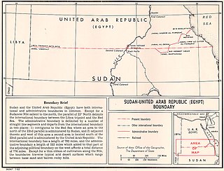 <span class="mw-page-title-main">Egypt–Sudan border</span> International border