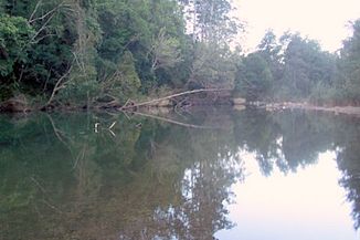 Ellenborough River unterhalb der Ellenborough Falls