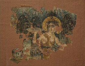 Euthénia dans un jardin, Ier siècle, Akhmim (Khemmis, Panopolis), Égypte