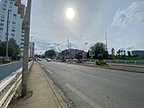 Boulevard des Champs-Élysées à Évry-Courcouronnes (Essonne, France)