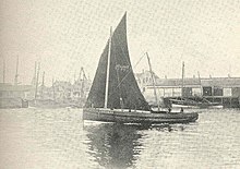 A fishing boat in Aberdeen Harbour during 1898 FMIB 36638 Ordinary Fishing-boat in Aberdeen Harbour, August, 1898.jpeg
