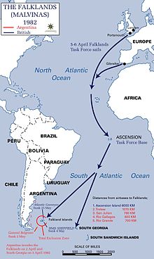 Britische Logistik im Falklandkrieg - British logistics in the Falklands War - xcv.wiki