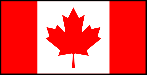 File:Flag of Canada (bordered).svg