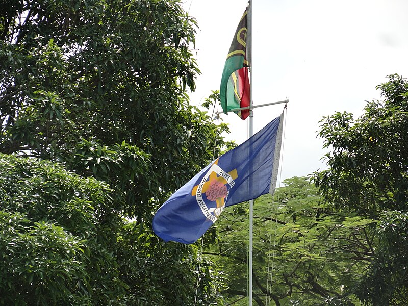 File:Flags of Vanuatu and the PCV.JPG