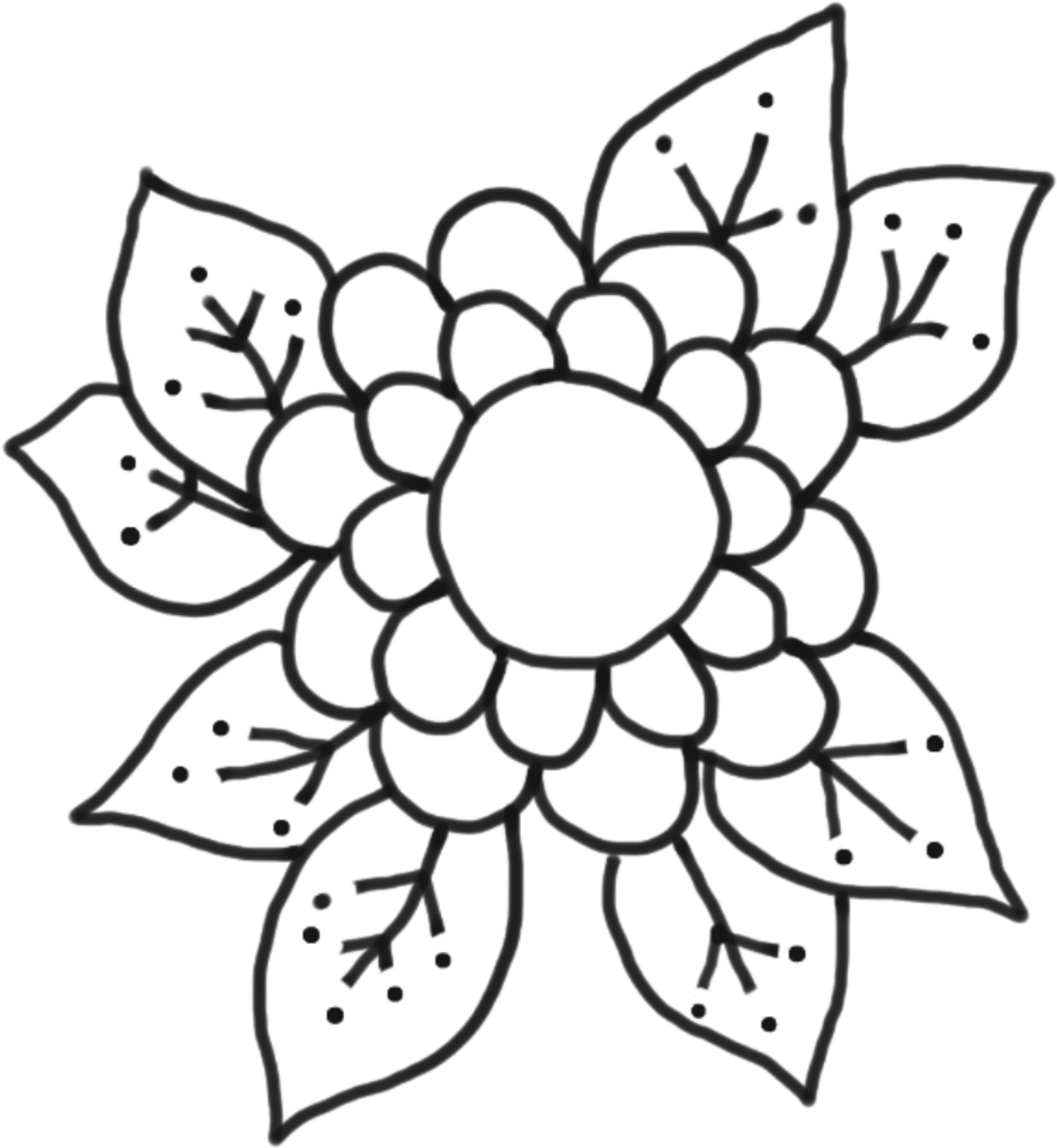 Download File Flower Svg Sketch 7 Svg Wikimedia Commons