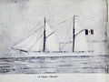 Mexican Navy gunboat Libertad in the 1870s