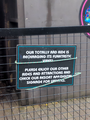 * Nomination: An out of order sign for the Retro Squad ride Funk'n'Fly at Alton Towers. --Suntooooth 09:41, 31 May 2024 (UTC) * * Review needed