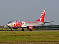G-CELE Jet2 Boeing 737-33A - cn 24029 takeoff from Schiphol pic1.JPG