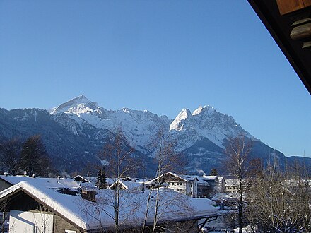 The Zugspitze is the highest point in Germany.