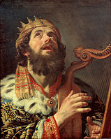 King David Playing the Harp