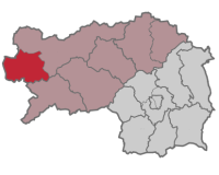 Map of the judicial district of Schladming