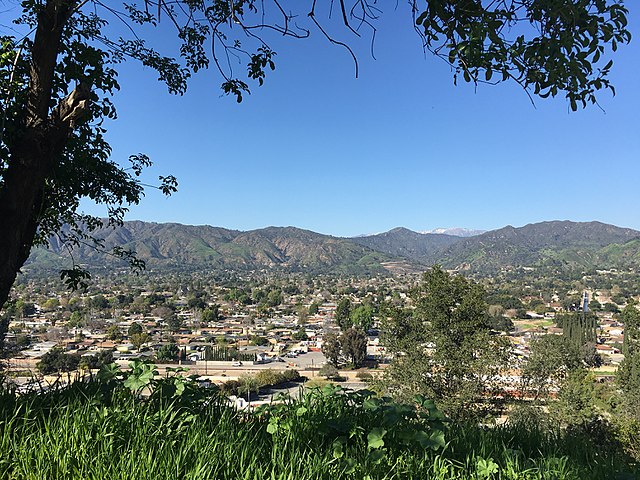 Present day view from the South Hills
