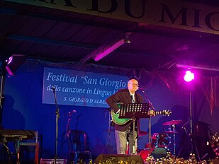 Goffredo D'Aste, ezibisiùn au Festival de San Zorzu 2023, seâ finâle, categurìa sulisti