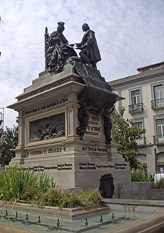 <span class="mw-page-title-main">Monument to Isabella the Catholic (Granada)</span> 1892 monument in Granada, Spain