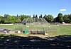 The track, soccer field and softball field at Grant Park