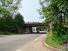 Hüttenweg, railway and Avus bridge