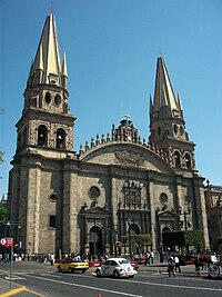 La cathédrale de Guadalajara, Jalisco, Mexique.jpg