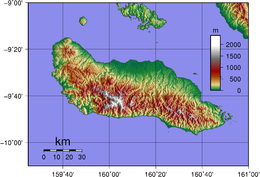 Eiland Guadalcanal: Geografie, Geschiedenis, Flora en fauna