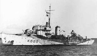 HMCS <i>Fergus</i> Modified Flower-class corvette