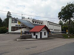 Municipal office and bus stop