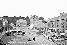 Dungannon Market Square in the 1880s