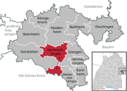 Herbrechtingen - Localizazion