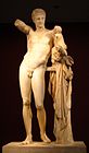 Hermes and the Infant Dionysus by Praxiteles, 4th century BC, Archaeological Museum of Olympia, Greece