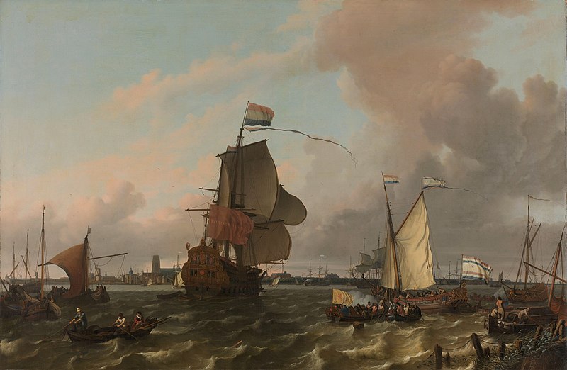 File:Het oorlogsschip Brielle op de Maas voor Rotterdam Rijksmuseum SK-A-2539.jpeg