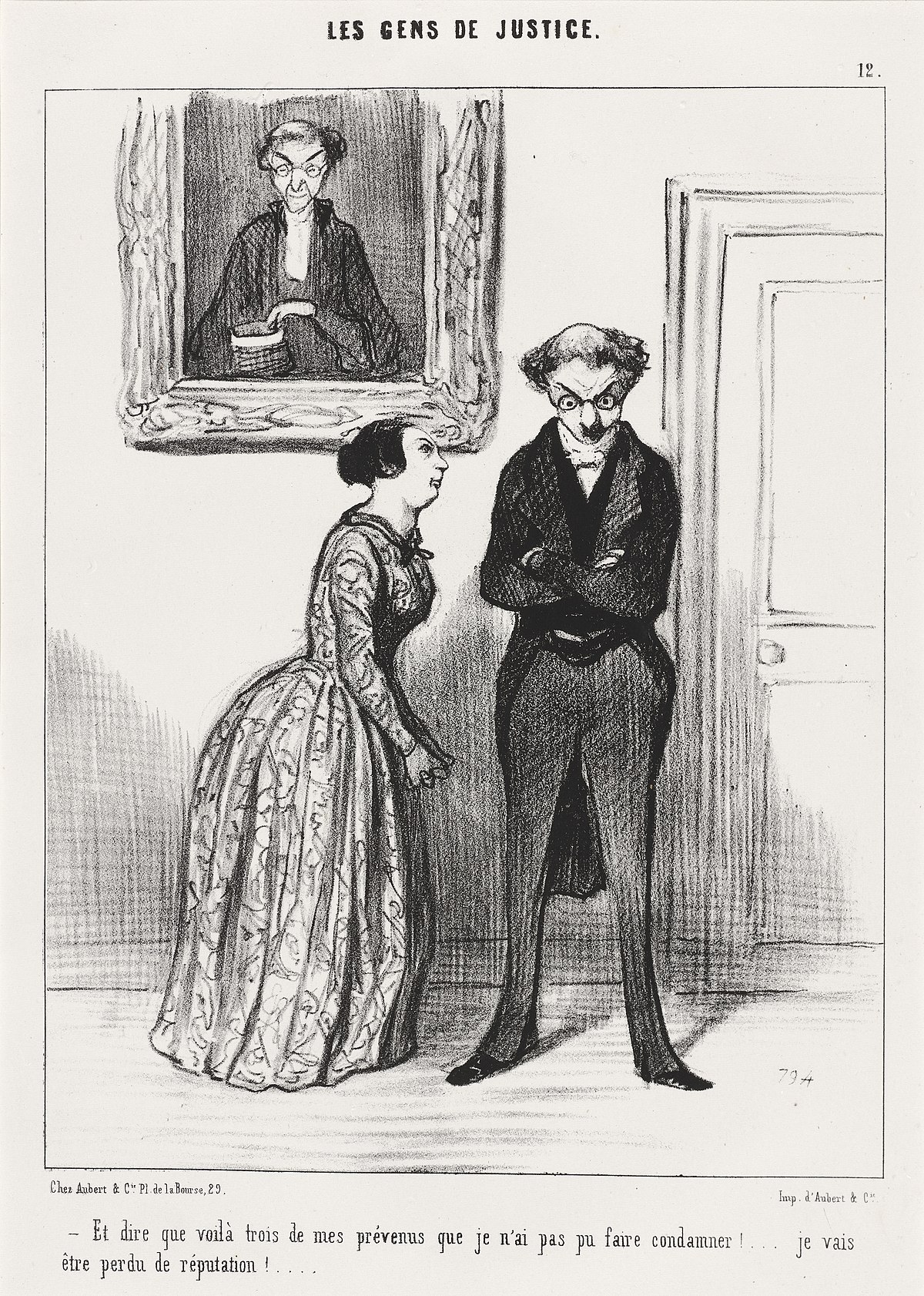 File Honore Daumier Et Dire Que Voila Trois Prevenu Que Je N Ai Pas Pu Faire Condamner 1845 Nga Jpg Wikimedia Commons