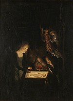 Thumbnail for File:Hugo van der Goes (c.1420-1440-1482) (after) - The Nativity at Night - 446768 - National Trust.jpg