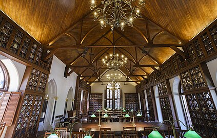 Interior of David Sassoon Library in May 2023