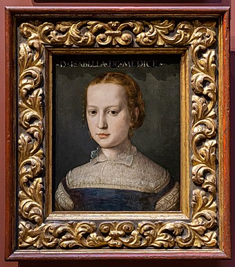Isabella de’ Medici als junges Mädchen, Agnolo Bronzino