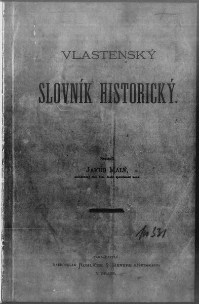 File:Jakub Malý - Vlastenský slovník historický.djvu