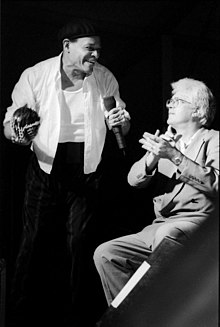 Al Jarreau und Larry Coryell 1999 in vilshofen