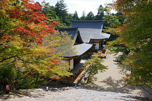 Jingo-ji, on Mount Takao, the first major temple in which Kūkai worked on his return to Japan