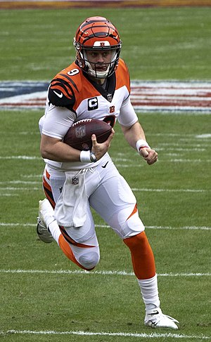 Quarterback Joe Burrow was selected 1st overall by the Cincinnati Bengals and two years later helped lead the Bengals to Super Bowl LVI, their first since 1988.