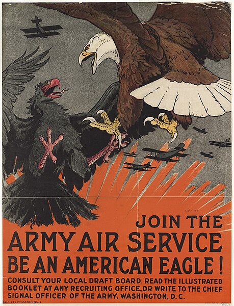 World War I recruiting poster. Artwork by Charles Livingston Bull
