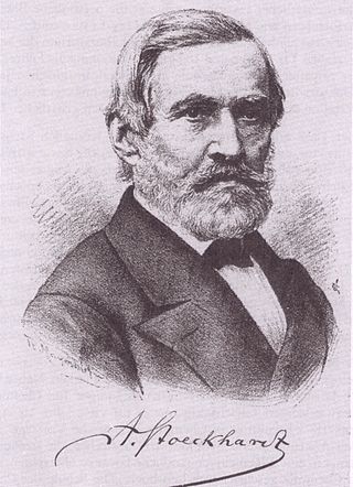 <span class="mw-page-title-main">Julius Adolph Stöckhardt</span> German chemist (1809–1886)